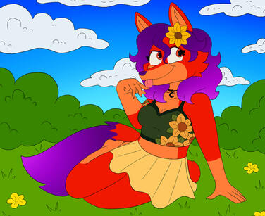 Flower Dog Flower Dog